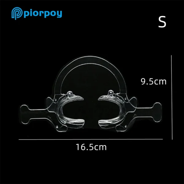 ⁦PIORPOY 1 قطعة C شكل الخد الشفاه ضام البلاستيك الأسنان الفم فتاحة الأسنان الشفافة داخل الفم الشفاه طبيب الأسنان أداة تقويم الأسنان⁩ - الصورة ⁦4⁩