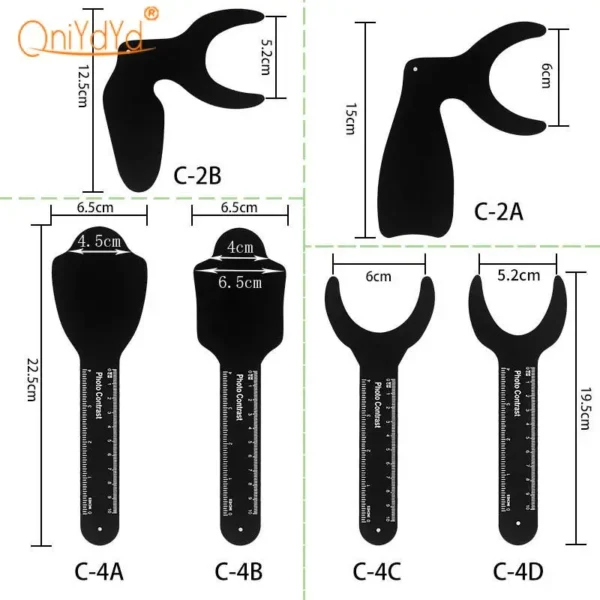 ⁦6-حجم الأسنان الأوتوكلاف صور لوحة التباين التصوير الفوتوغرافي لوحة خلفية سوداء دائم Palatal التباين مجلس الفم الخد⁩ - الصورة ⁦6⁩