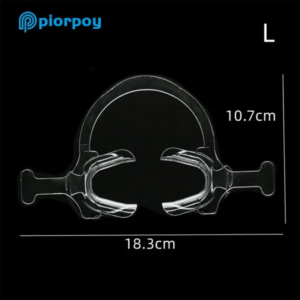 ⁦PIORPOY 1 قطعة C شكل الخد الشفاه ضام البلاستيك الأسنان الفم فتاحة الأسنان الشفافة داخل الفم الشفاه طبيب الأسنان أداة تقويم الأسنان⁩ - الصورة ⁦6⁩