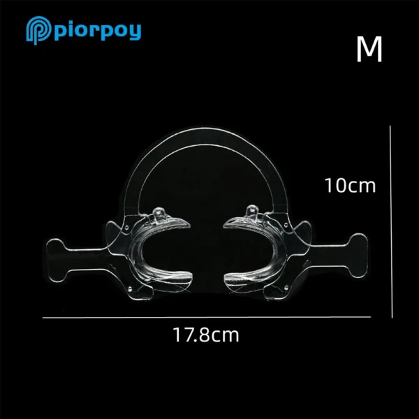 ⁦PIORPOY 1 قطعة C شكل الخد الشفاه ضام البلاستيك الأسنان الفم فتاحة الأسنان الشفافة داخل الفم الشفاه طبيب الأسنان أداة تقويم الأسنان⁩ - الصورة ⁦5⁩